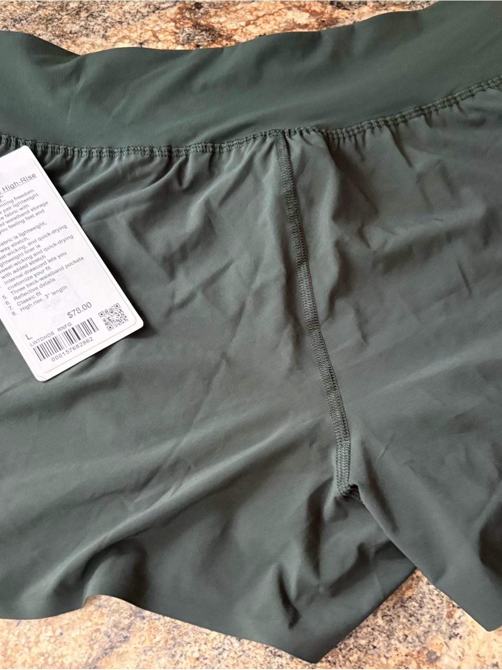 lululemon athletica High-Rise Bike Shorts - Olive Green